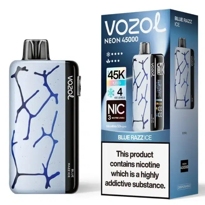 Vozol Neon 45K Blue Razz Ice - Vozol Finland Vozol Neon 45K Blue Razz Ice