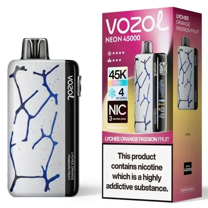 Vozol Neon Lychee Orange Passion Fruit - Vozol Finland Vozol Neon Lychee Orange Passion Fruit