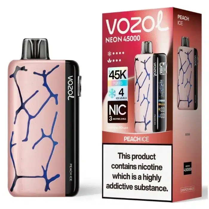 Vozol Neon 45000 Peach Ice - Vozol Finland Vozol Neon 45000 Peach Ice